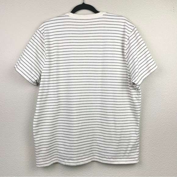 Madewell Men's Large Garment-Dyed Allday Crewneck Tee Stripes Lighthouse T-Shirt - Picture 10 of 16